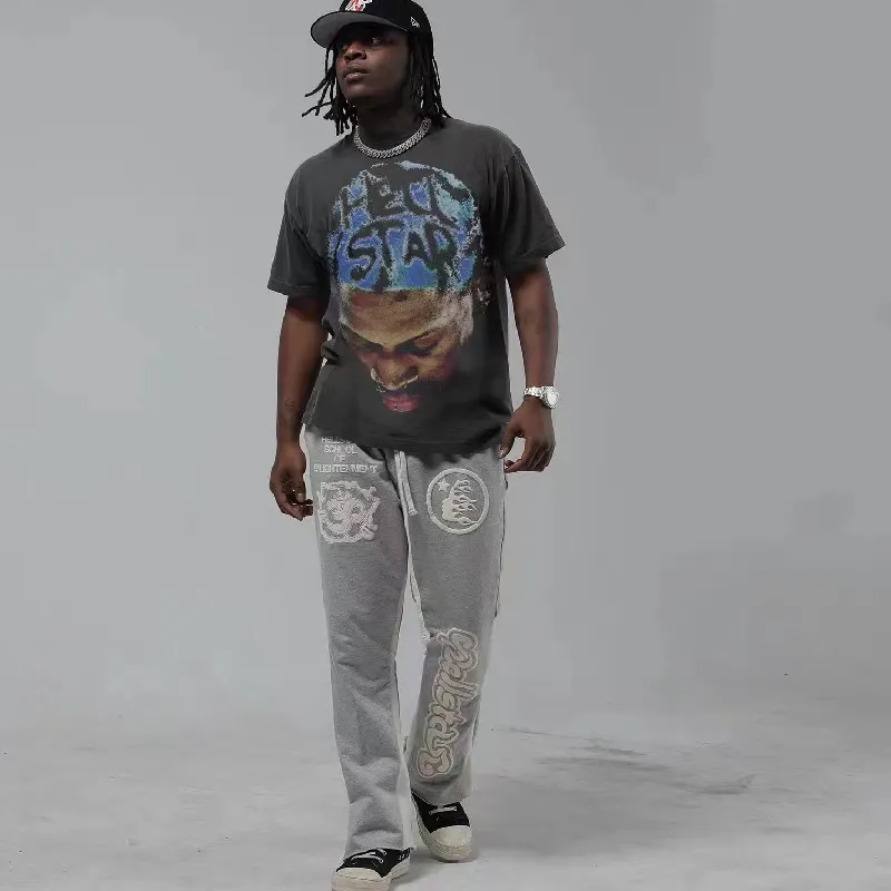 HELL SYSTEM スウェット Y2K グランジ DHgate.com:Men's Pants Mens Yk Vintage Men Streetwear