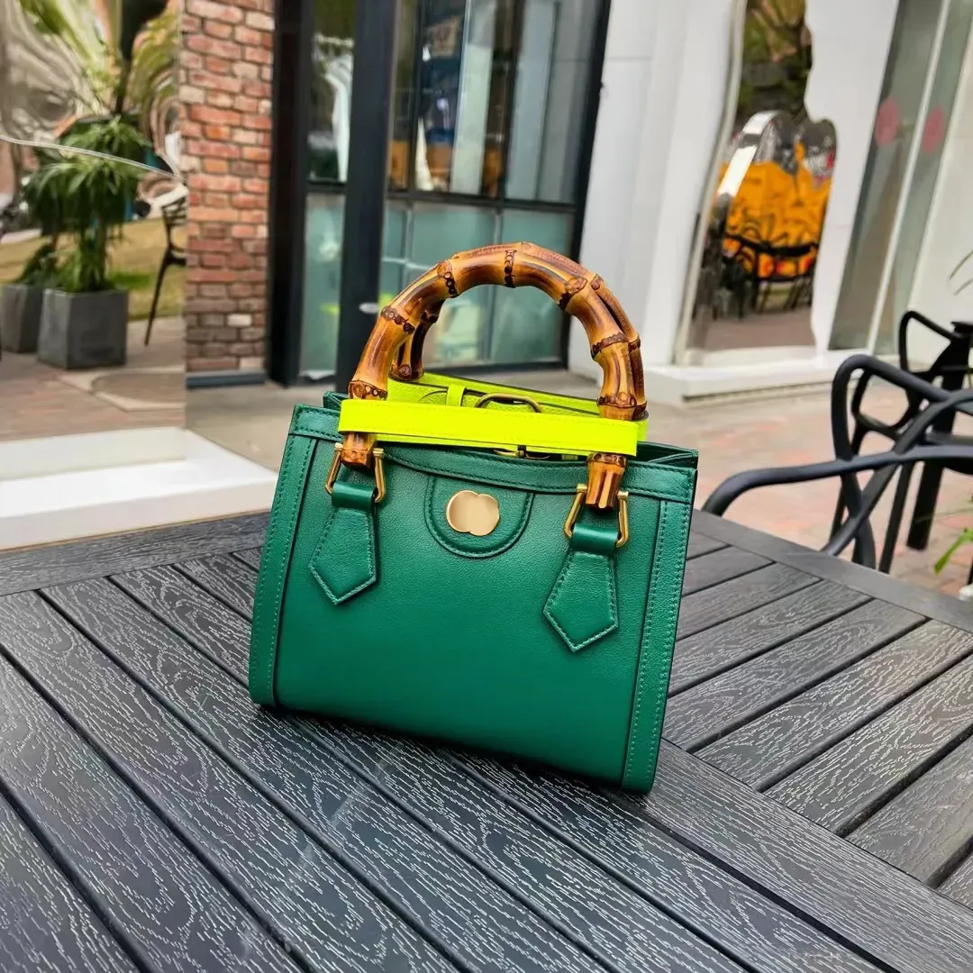 Luxe clutch Marmont koeienhuid Diana Bamboe tas Dames handtas met handvat Designer crossbody Even tas heren envelop gym stadstas Met schouderbanden draagtassen