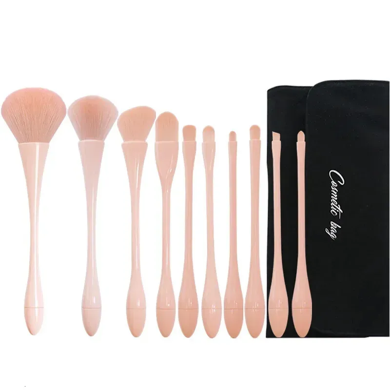 Makeup Brushes 10pcs Set Small Waist Beauty Suitable for A Full of Tools 231211