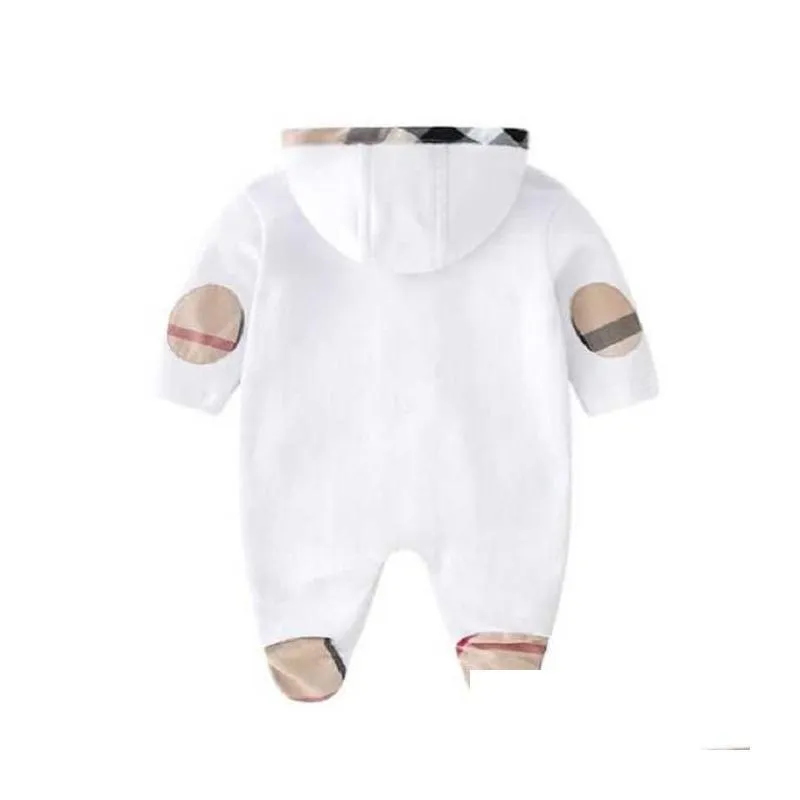 Комплекты одежды для новорожденных девочек, детские дизайнерские милые детские комбинезоны, комплект одежды, комбинезоны, весенне-осенняя одежда для мальчиков, новый комбинезон Cotto Dhb1O