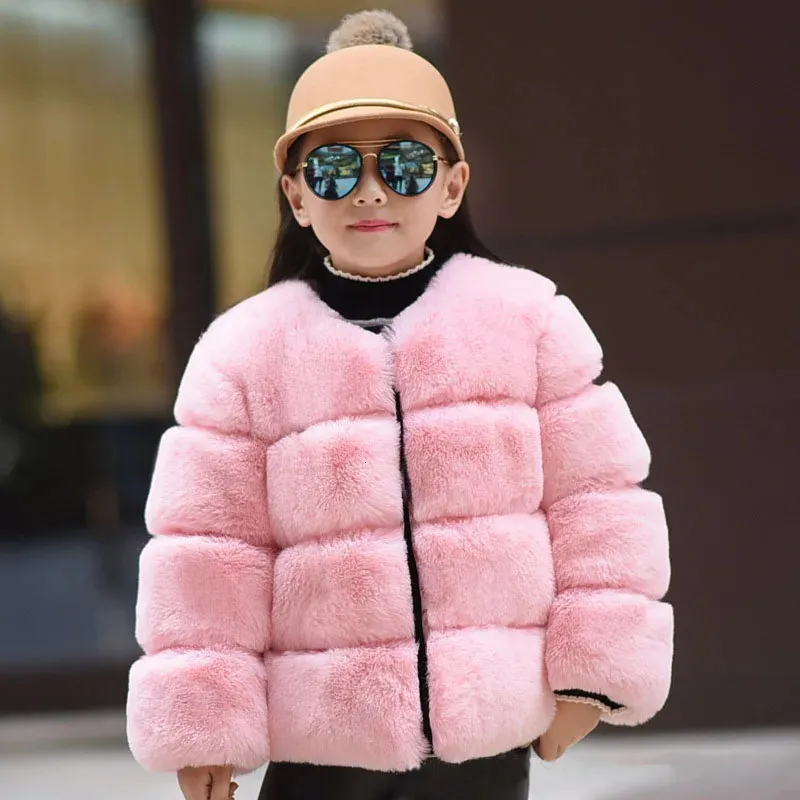 Kids fur cardigan sales