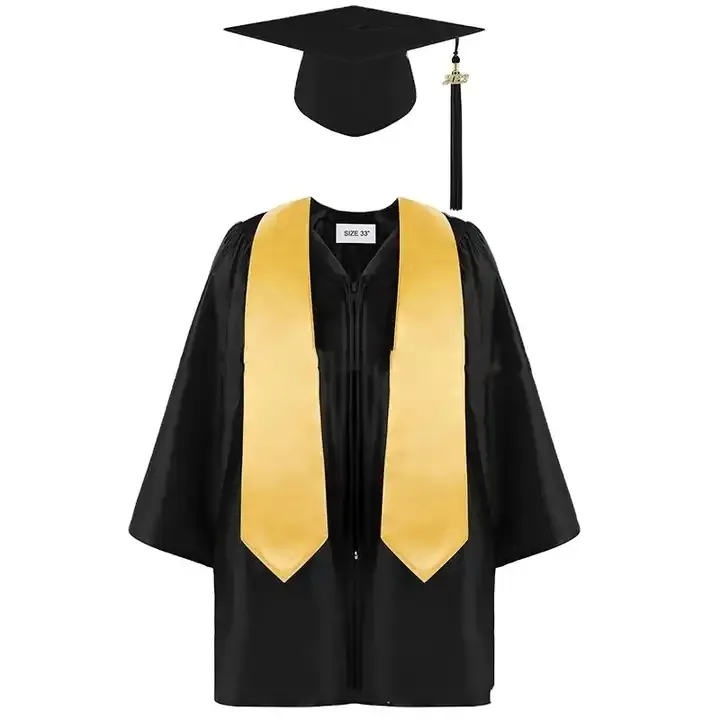 OSBO GradSeason Unisex Matte Kindergarten Graduation Gown Cap Tassel Set  2021 With Printing Stole : Amazon.com.au: Clothing, Shoes & Accessories