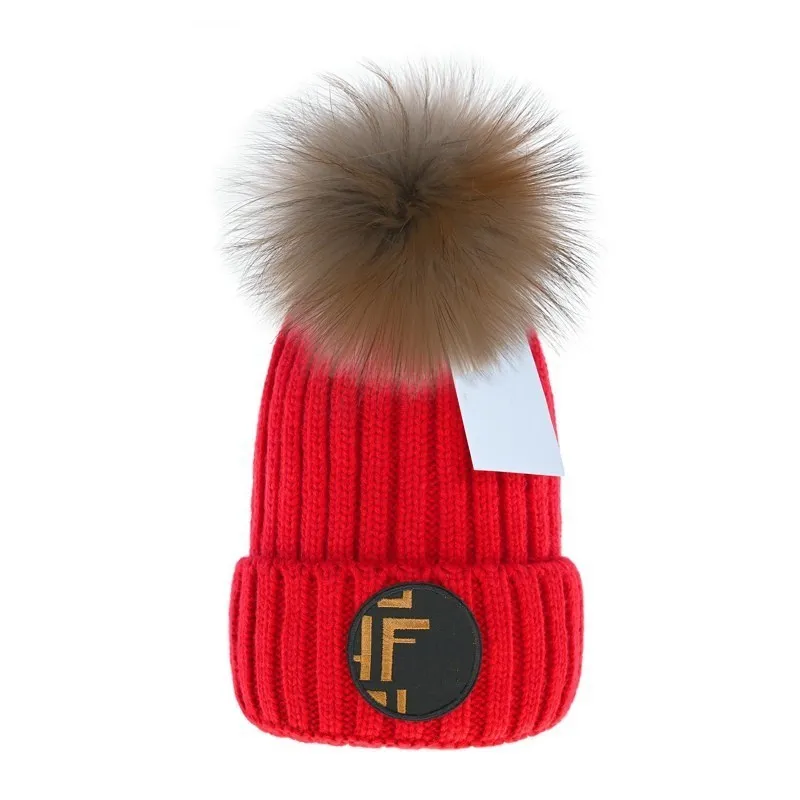 Moda Fendo Uomo Cappello invernale lavorato a maglia Designer Beanie Donna Berretto con teschio Cappelli caldi da neve Cappellino da alpinismo da viaggio FD3