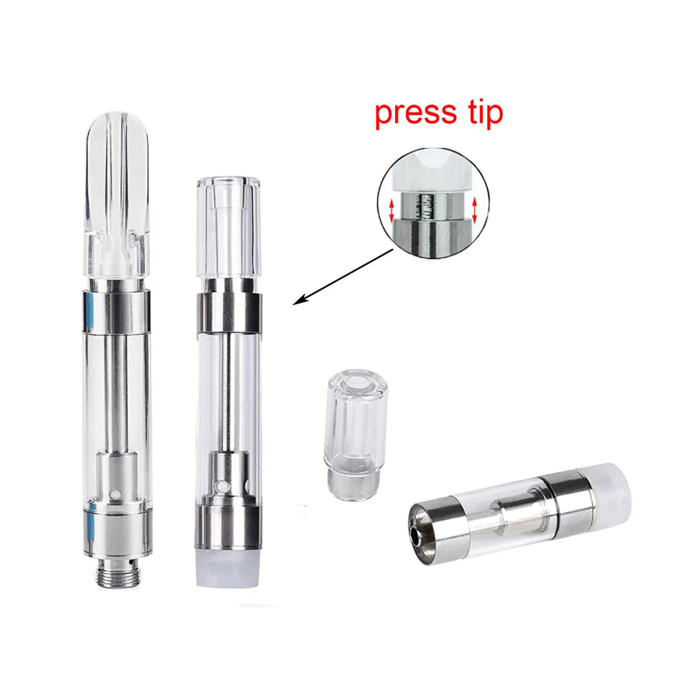 M6T Yağ Atomizer Pres Tip G5 Yağ Sepetleri Seramik Bobin Kartuşu Kalın Yağ 0.5ml 1.0ml Boş Tank Atomizerler 510 İpliğe Uygunluk Öncesi Pil PK Runtz Arabalar