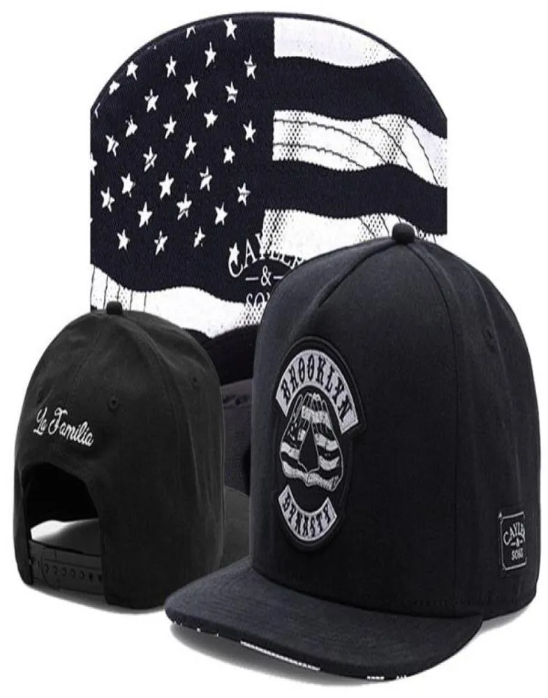 Brooklyn USA Flag Baseball Caps Regulowane kości Gorras Plain Casquettes Chapeus Brand Women Hip Hop Snapback Hats3604772