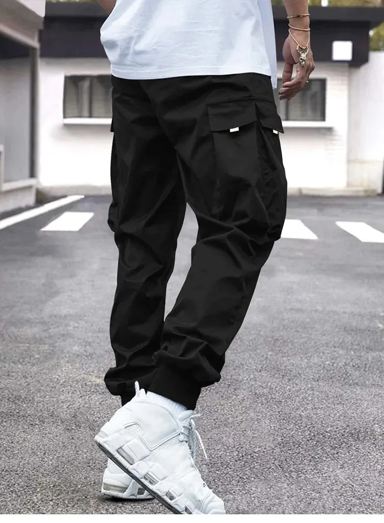 パンツ Off-White Black stretch polyester blend cargo pant Off-White Black stretch polyester blend cargo pant