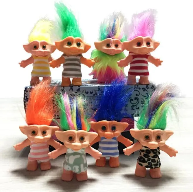 2023 new arrival hot sell troll doll funny collectible toys creative silicone action figures toys Adult decompression doll