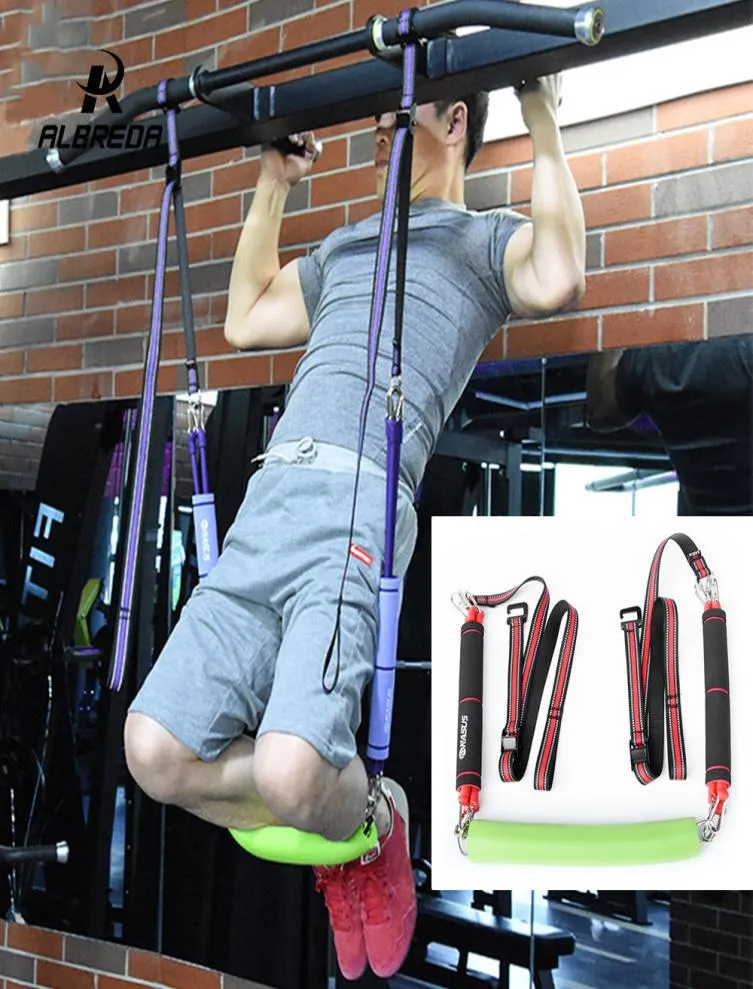 ALBREDA Sport Fitness puerta Banda de resistencia Barra de dominadas Eslingas Correas barra horizontal Cintur n colgante Barra de barbilla Brazo