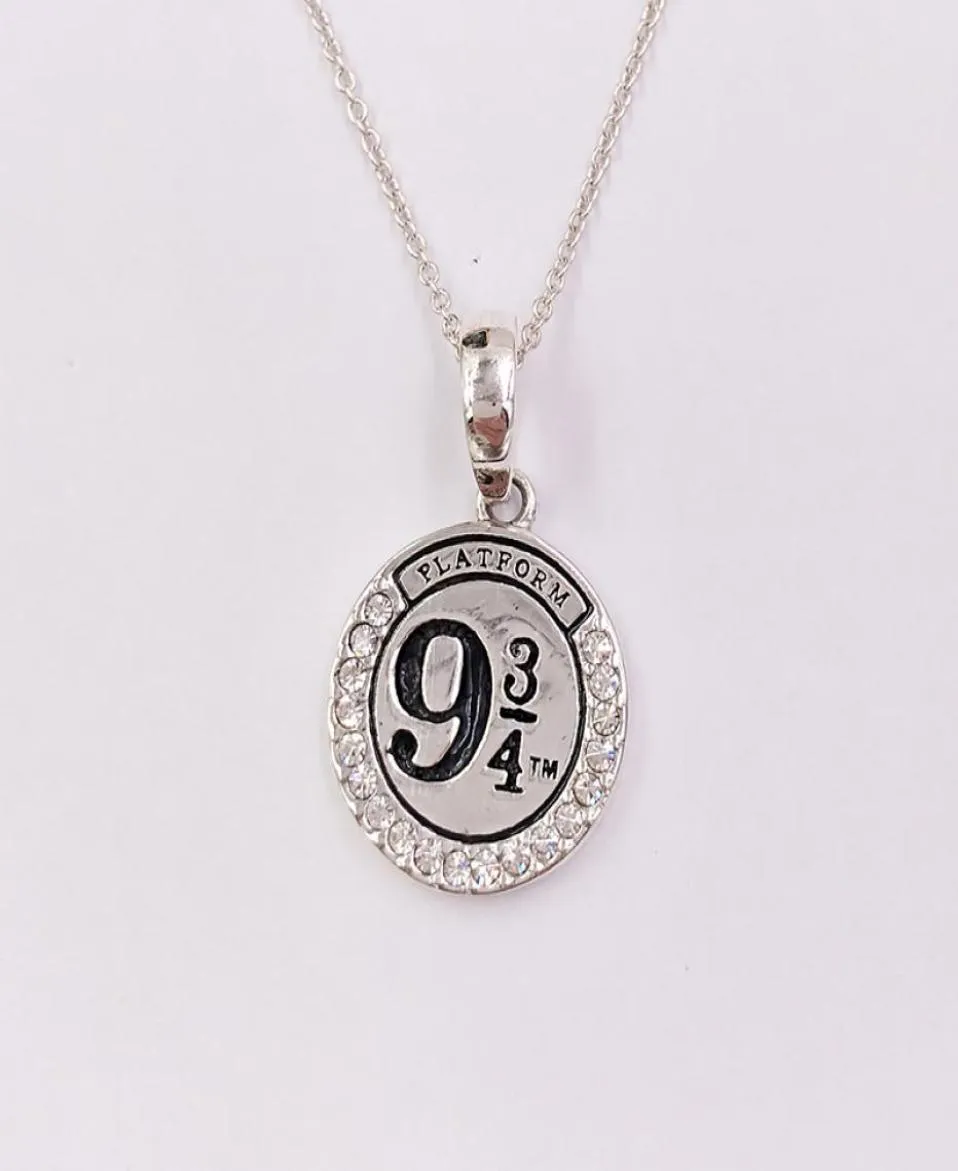 Charms sieraden maken Hary Poter Platform 9 34 925 Sterling zilveren koppels sierlijke kettingen voor vrouwen mannen meisje jongens sets pend5297454