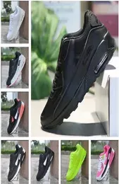Classic 90 Shoes Mens Women Outdoor Shoes Black White Sport Shock Jogging Walking Hiking Sports Athletic Sneakers shoe size36442670741