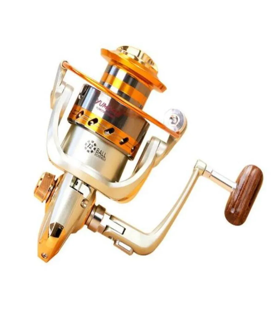 Relação de velocidade 521 metal molinete de pesca ef10006000 carretéis oceano mar barco pesca no gelo equipamento alumínio 12 bola m9293194401