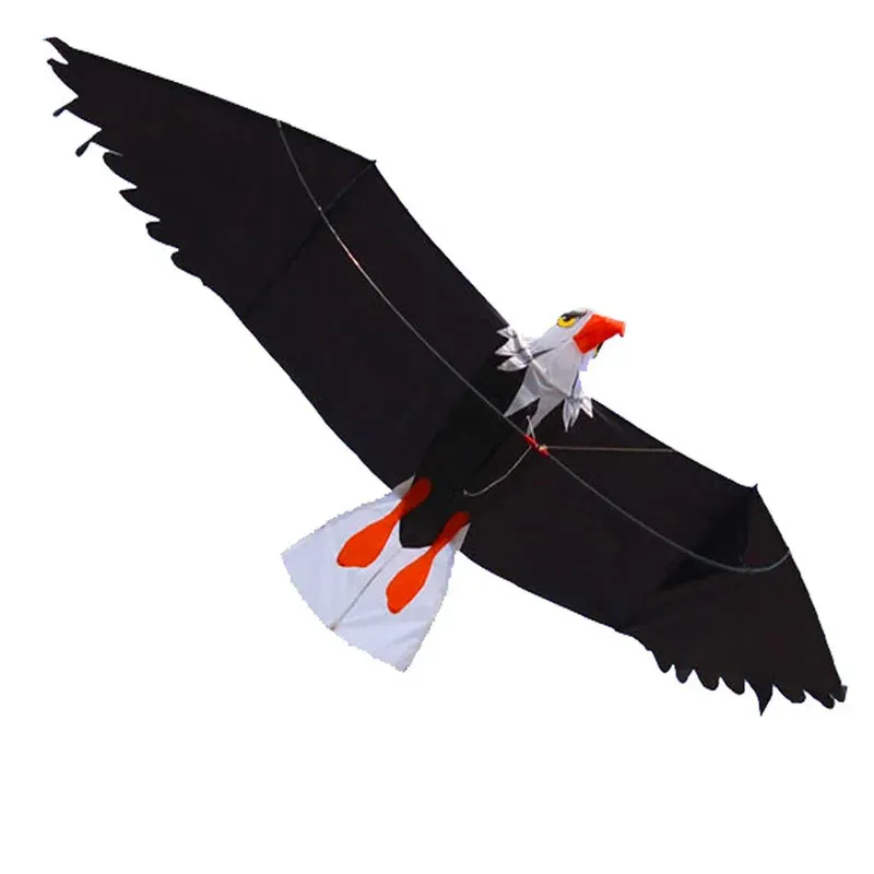 Vliegeraccessoires Outdoor Fun Sports 2m Hoge kwaliteit 3D Eagle met handvat en 30m lijn Gemakkelijke bediening Goed 231212