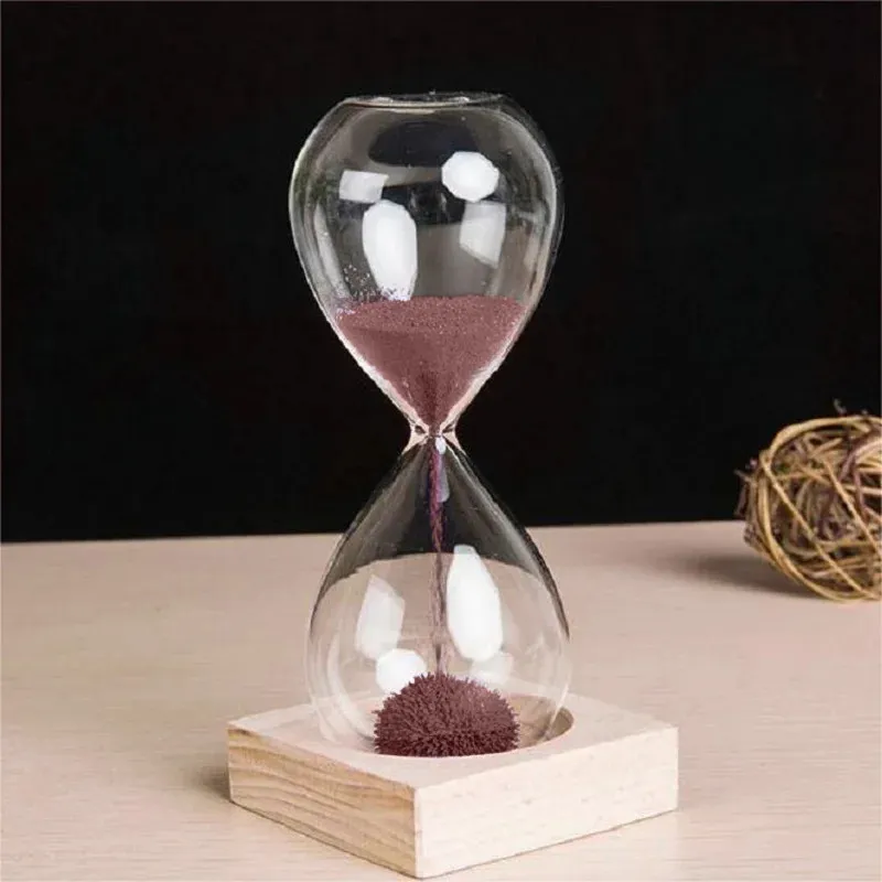 Decorative Objects Magnetic Hourglass Exquisite Gift Home Office