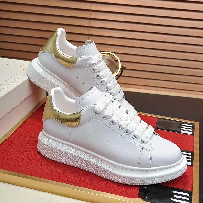 2024 Nieuwe Designer Luxe Men Casual schoenen Travel Leather Lower-Up Sneaker Fashion Lady Flat Running Trainers Shoes Women Platform Sneakers Maat 35-45