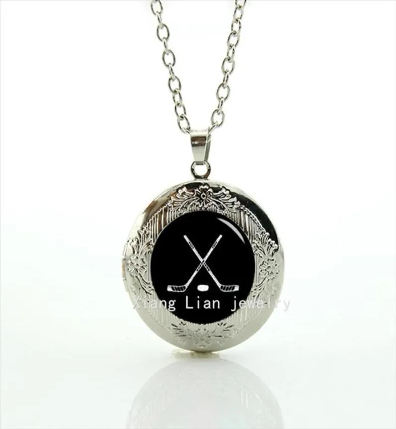 Timelimited Collares Maxi Necklace Collier Locket Hockeyice Hockey Pendant Sports Fans Wedding Jewelry T424 Necklaces6022053