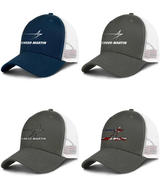 LM Lockheed Martin Logo voor mannen en vrouwen verstelbare trucker meshcap gemonteerd vintage aangepaste klassieke honkbalhoeden Vintage oude aero s4495370