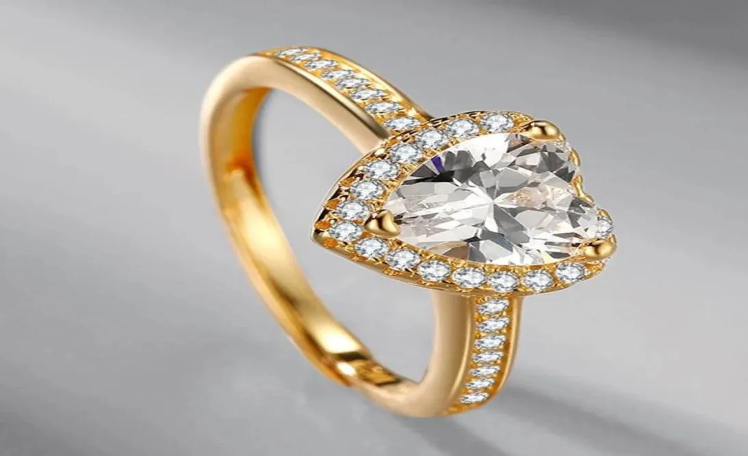 2021 NOWOŚĆ S925 Srebrny Goldplated Bercted Diamond Pierścień Lekki luksusowy moda osobowość