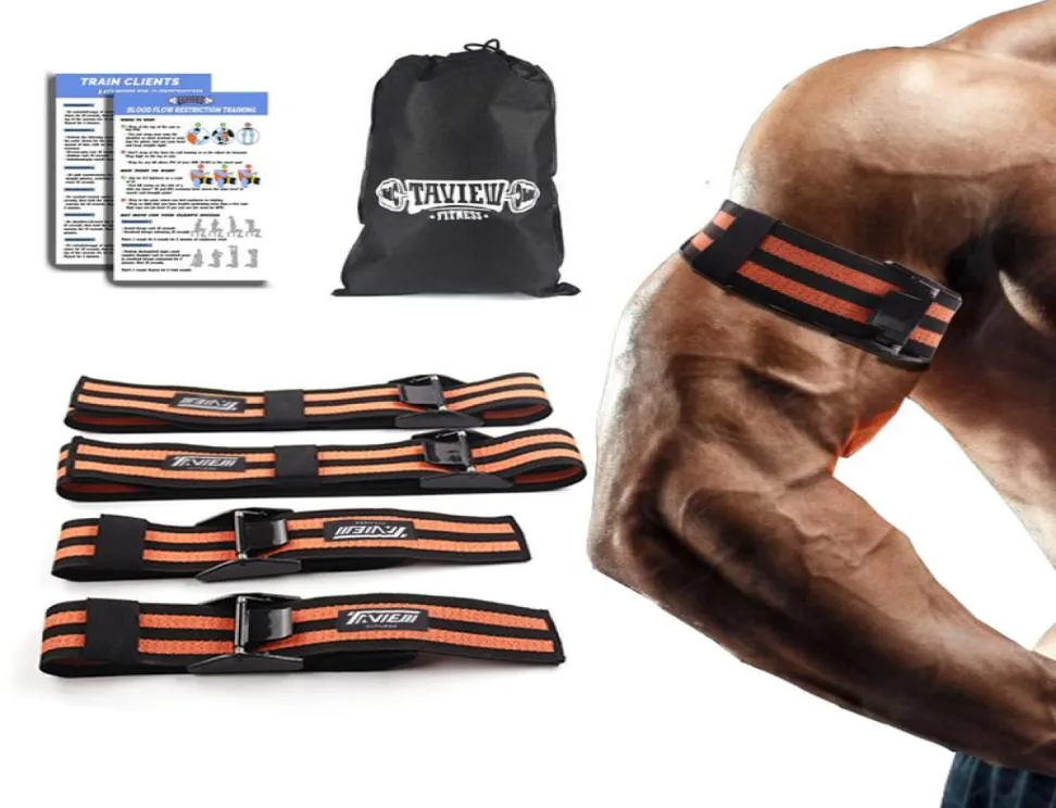 BFR Occlusion Wraps Pro Resistance Bands Fitness Arm Leg Blaster Elastic träningsband för blodflödesbegränsningsträning Y200503292555