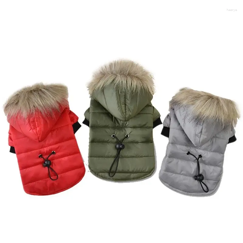 Hundkläder Petkläder Witner Coat Down Jackats For Cats Small Dogs Soft Jackets Rockar Valpar på kalla dagar