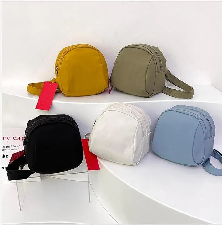 Canvas Storage Bags for Travel Sport Women Men Fashion Shoulder Bag 5 Colors Mobile Phone Pouch Large Capacity Female Crossbody Bags