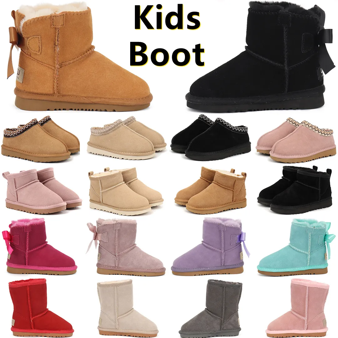 Botas infantis para crianças, botas infantis para bebês, chinelos tasman, austrália, bota de neve para inverno, bota clássica ultra mini, botas para meninos e meninas, botas de pe