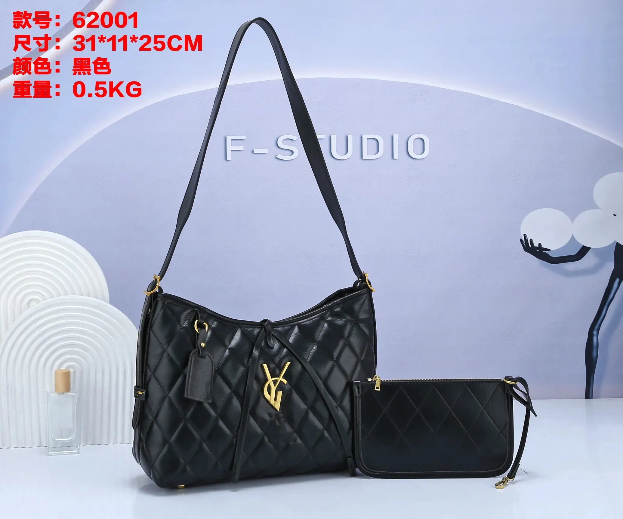 Y Shaped Quilted Womens Crossbody Bag With Coin Purse High Quality