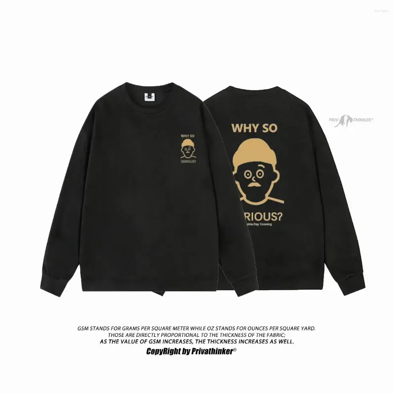 Women's Hoodies Why So Serious Graphic Women Suede Sweatshirts Harajuku Casual Chic Brand Autumn Y2k Female Clothing Loose Tops