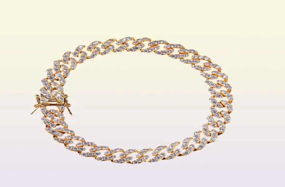 женщина039s модные браслеты Цепочкиалмазные кубинские браслеты для женщинУниверсальные женские браслеты с бриллиантамидешевый браслет на ногу ank2024441