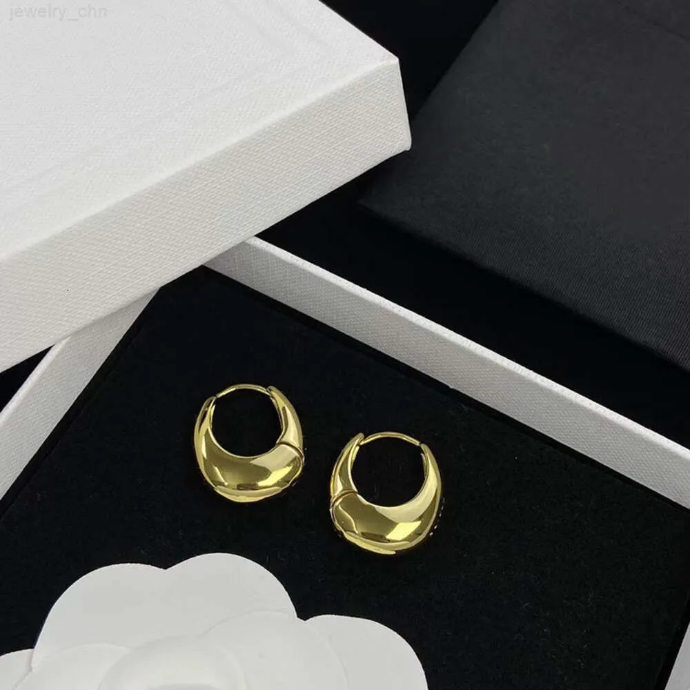 nuovi orecchini a cerchio in oro designer per le donne sfera a mezzaluna spessi orecchini a bottone grossi da donna in acciaio inossidabile cristallo perla argento orecchino ad ago Accessori per gioielli