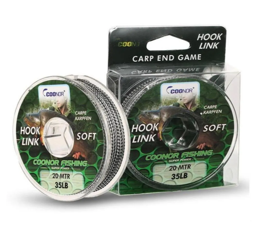 20 m Lead Core Fishing Line 15 Lbs 20Lbs 35Lbs Carp Rig Hook Link Making Sinking Braided wire Fishing Accessories 20205740871