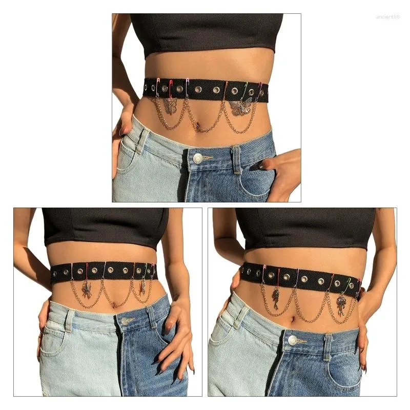 Ceintures Steampunk Belly Ceinture Sexy Jeans Rock Moto Locomotive