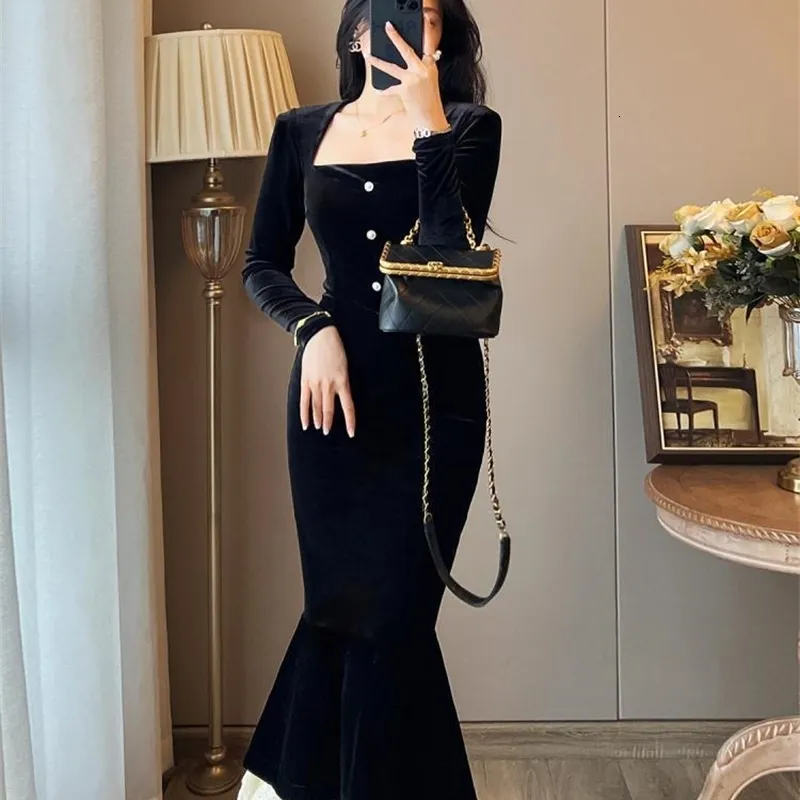 Elegant Flowers Print Patchwork Fishtail Square Neck Wrapped Skirt Dresses Elegant Flowers Print Patchwork Fishtail Square Neck Wrapped Skirt Dresses