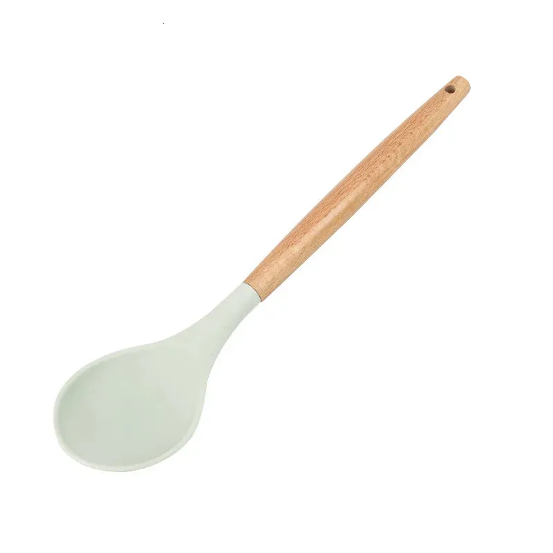 Juego de utensilios de cocina Umite de cocina, 24 piezas antiadherentes de  silicona utensilios de cocina juego de espátula con soporte, mango de