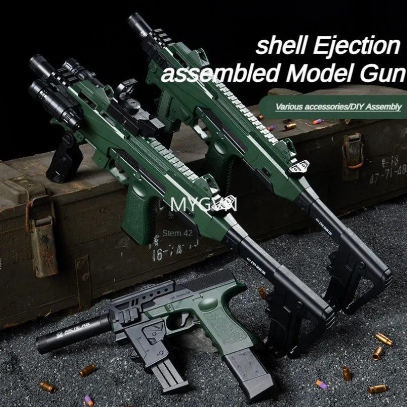 DIY Assemble Toy Gun Pistol Blaster Soft Bullet... From Toygun, $14.44 ...