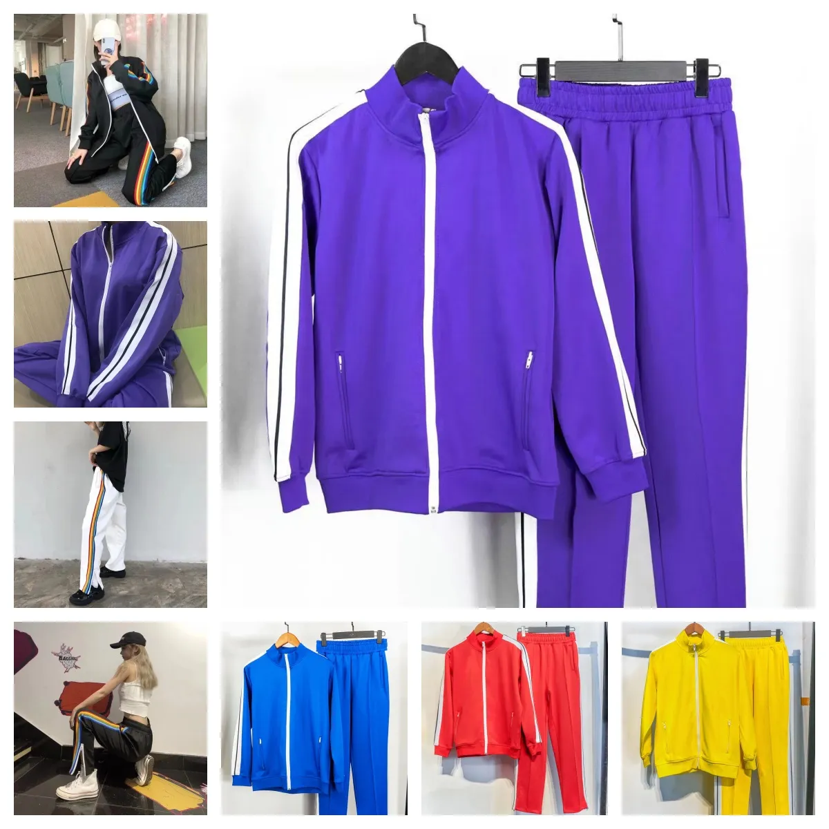 Set Set Designer Tracksuit z 2023 r. Mężczyźni drotnie dresowe