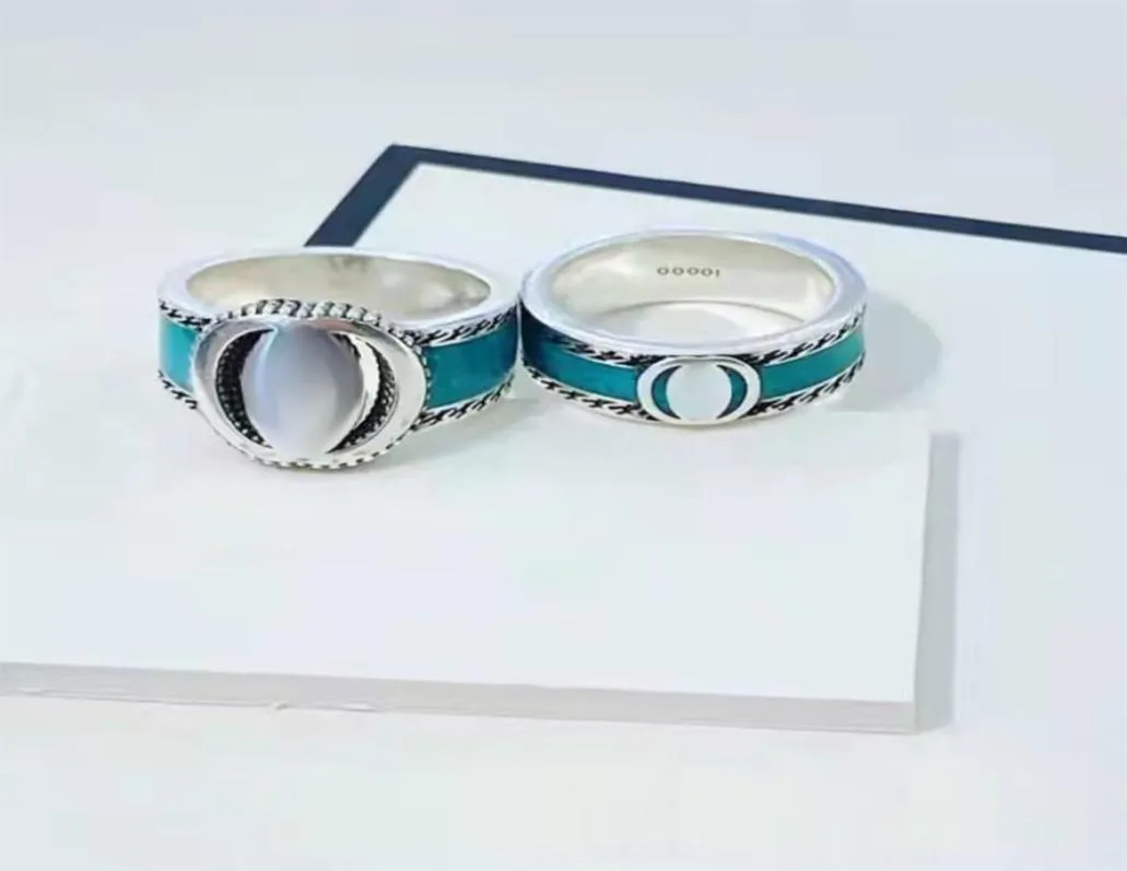 Pierścień mody unisex pierścionki pary dla mężczyzny kobiety Prezenty biżuterii ślubnej 2 styl najwyższej jakości 8073340