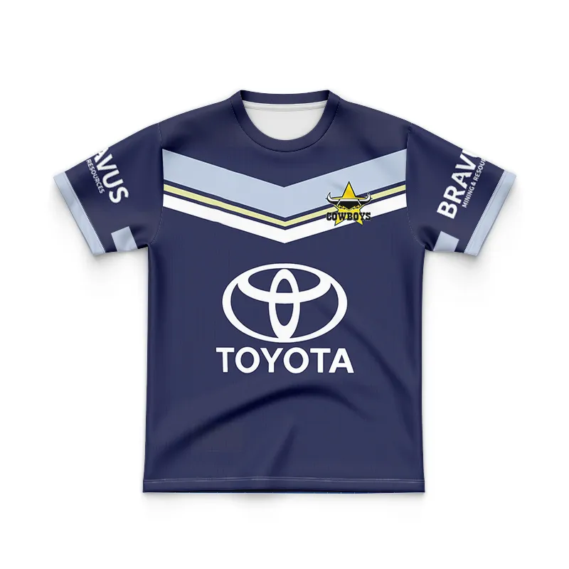 2023 2024 Kids Rugby Jersey Cowboys Jersey Boys Girls Home Away Outdoor Jersey Kids T Shirts