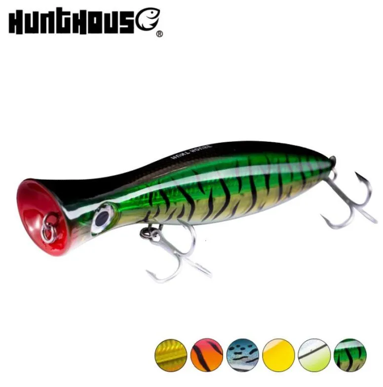 Hunthouse Sea Fishing Lure Gt Popper Tuna Lure Saltwater Sea Fishing Hard  Bait Topwater 200160120mm 1508343g Mustad Hooks T1915487673 From Lyix,  $59.77