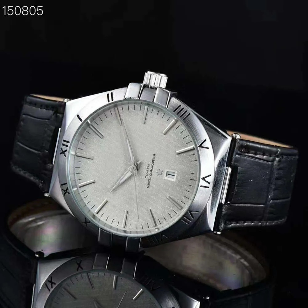 2024 Designer Omegawatch European Business Men's Constellation Watch Men's Business Watch Quartz Watch