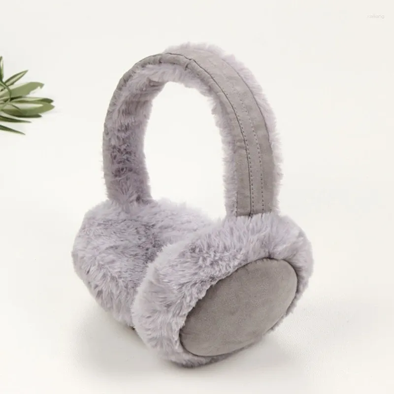 Berets inverno adolescentes pelúcia orelha mais quente elástico à prova de vento cor sólida earmuff adulto unisex ciclismo esqui caminhadas suprimentos atacado