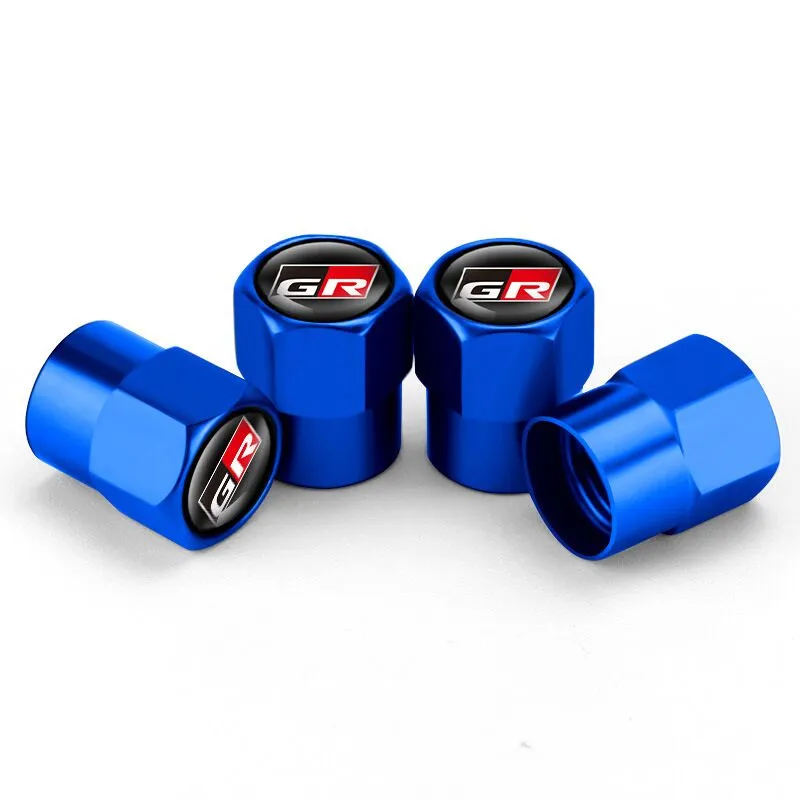 auto gr sport wiel banden stengel luchtklep caps voor Toyota Gazoo Racing GR86 Mirai Prado Avensis -pluggen Auto Accessories