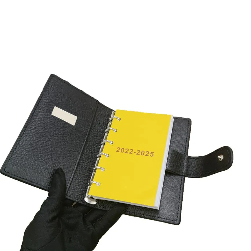 Fashion Planner Card Holder Mini Notebook Blocking Business Passport Cover Holder Designer Memo Medium Agenda Desk Case Desktop N255E