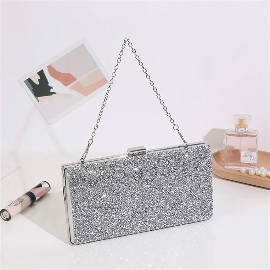 Dîner de sac de soirée de mode avec personnalité de diamant Coco Cross Handbag Lady194n