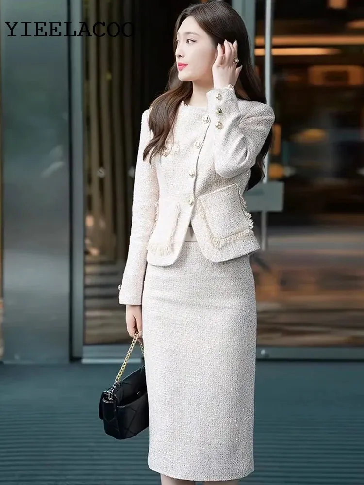 Sastrería Trajes De Promoción Para Mujeres Traje Blanco De