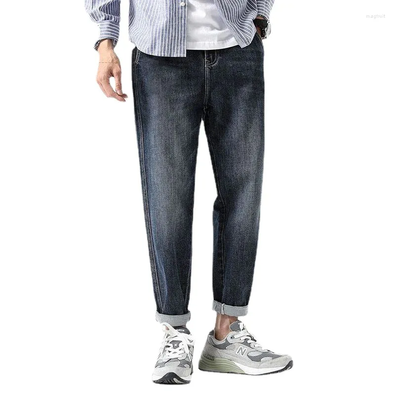 Jeans pour hommes Arrivée Été Printemps Mince pour hommes Stretched Denim Pantalon en vrac Plus Taille Mendiant en détresse Mâle Cowboy Pantalon S27