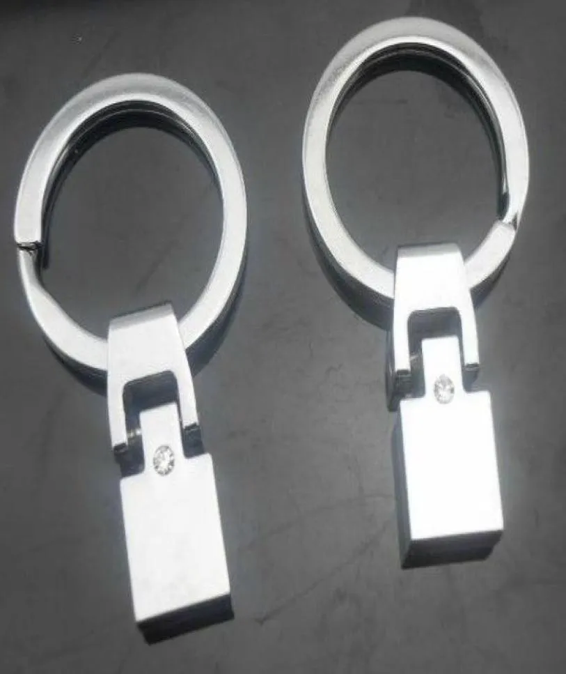 HELA 50PCSLOT 10mm KeyChain Key Rings Clasp Connector Charm Passar för 10mm läderbälte Fashion Jewelrys5533998