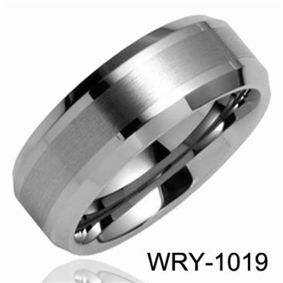 Awsome Wry-1019 Tungsten Carbide Rings Wedding Tungsten Ring 10 PCS Lot Tungsten Rings2938