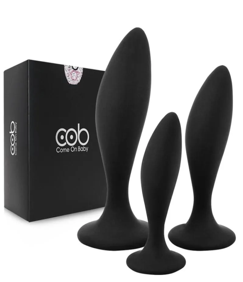 3st Anal Plugs Buttplug Training Set Silicone Suge Anus Sex Toys For Women Men Male Prostate Massager Butt Plug Gay BDSM Toy 26139022