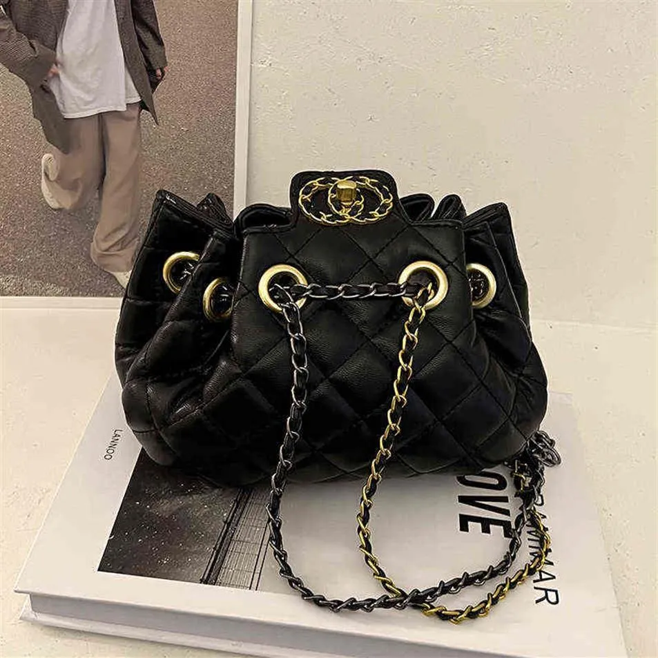 Shopping Bags Luxury Branded Chain Design Shoulder Side Bag Women