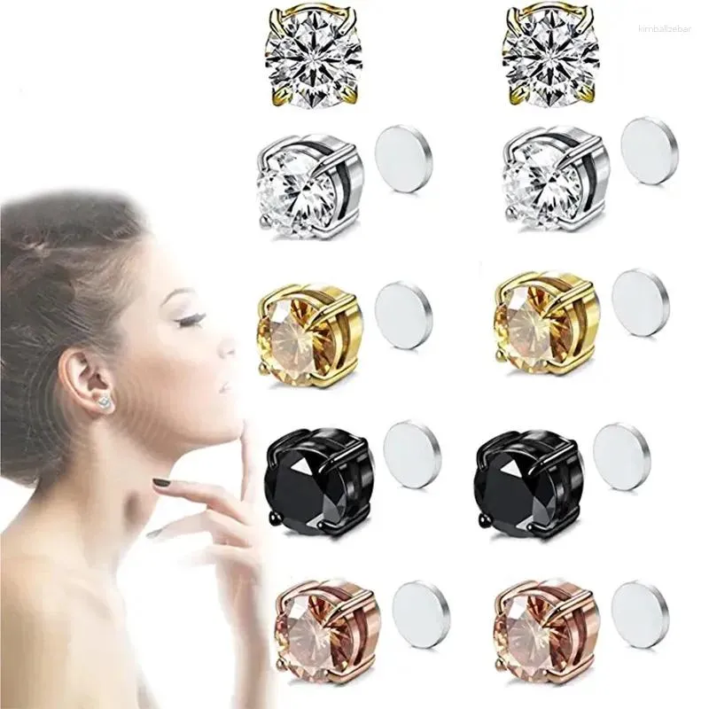 Magnetic pierced earrings hot sale